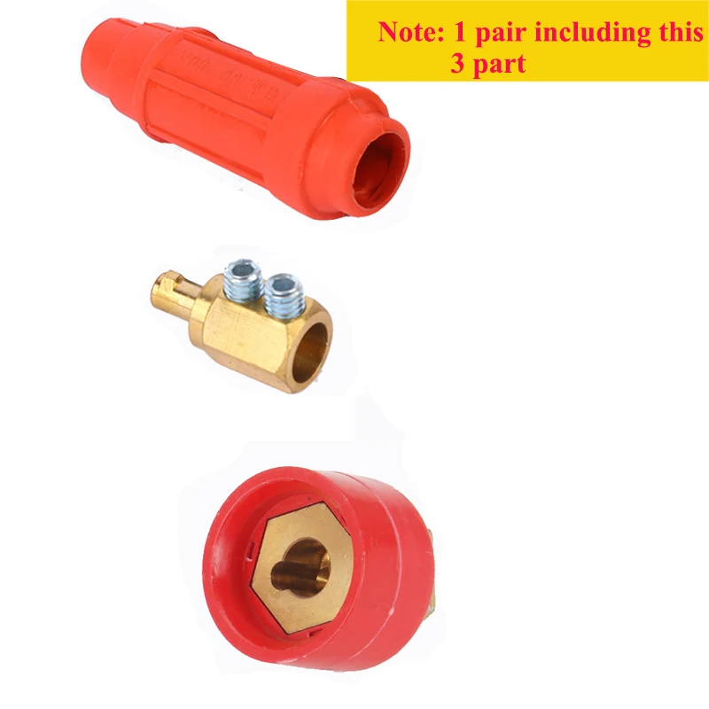 Chinese Square Cable Quick Connector Welding Machine Fast Plug Copper Fitting Female Male Cable Connector Socket AdaptorDKJ16-95