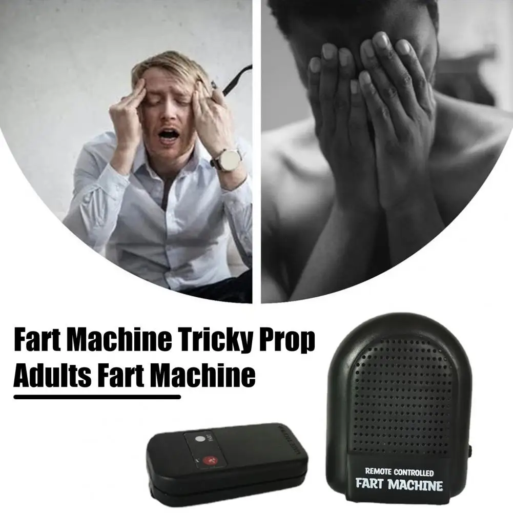 Fart Machine with Remote Control Black Fart Machine Remote Control Fart Machine Portable Prank Toy for Kids Adults for Fun