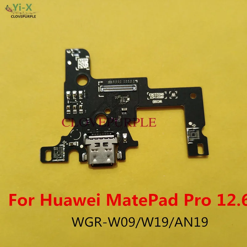 

USB-плата для зарядки для Huawei Matepad Pro 12,6 WGR-AN19 W09 W19 USB-разъем, зарядное устройство, док-станция для подключения порта, гибкий кабель, запасные части