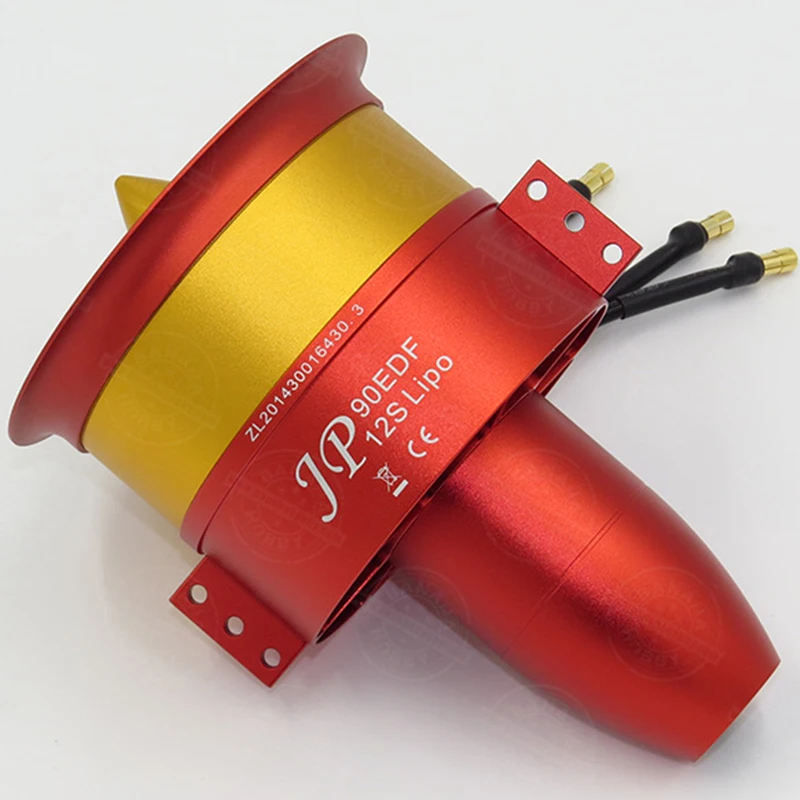 JP Hobby 90mm Clockwise Rotation Aluminum Alloy EDF With12S Brushless Motor For RC Planes