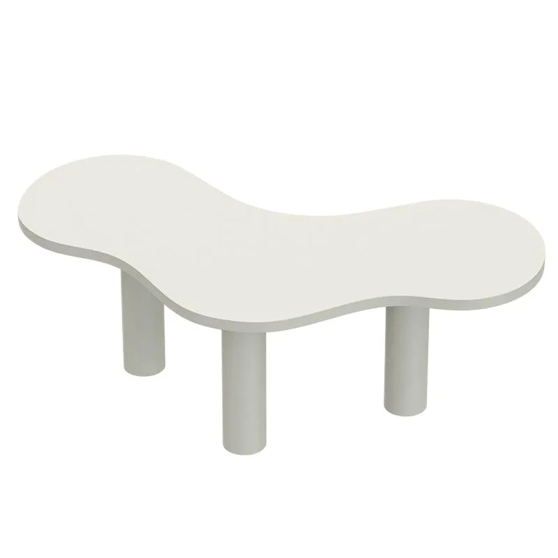 Creative irregular table, Nordic special-shaped solid wood computer table