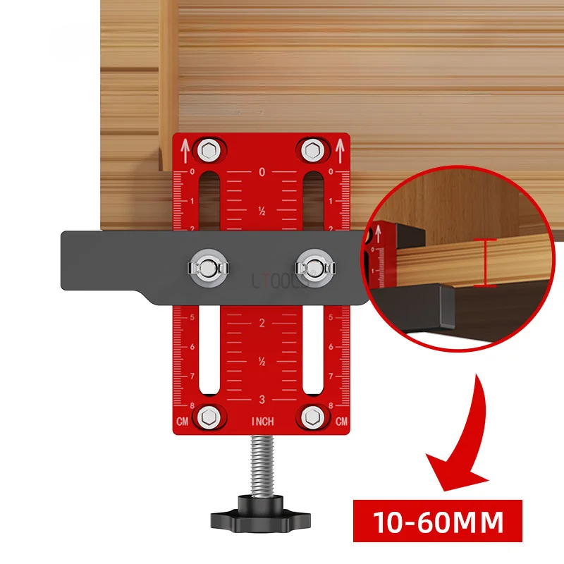 Woodworking Cabinets Frame Mounting Jig Wall Cupboard Install Support Arm Cabinet Door Installation Locator Aluminum Alloy Clamp