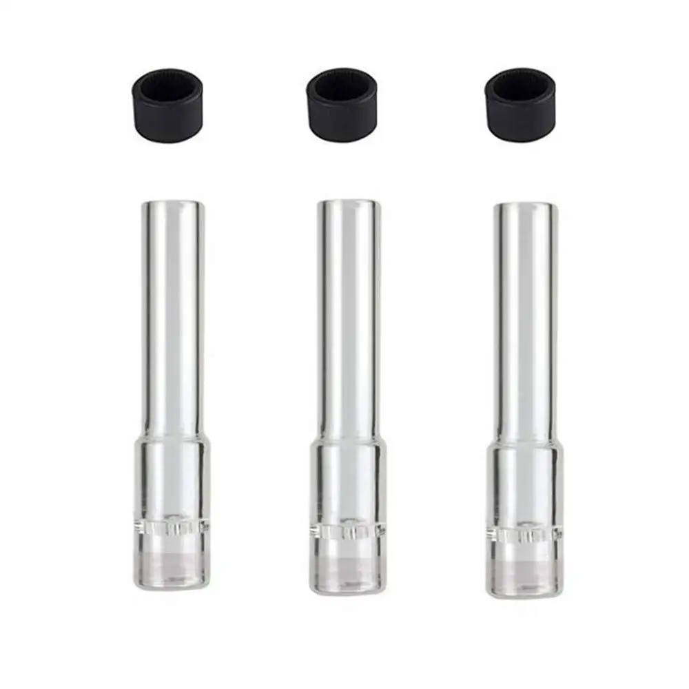 3Pcs Glass Stem Adapter for ARIZER SOLO 2 AIR 2 ACCESSORIES with Silicone Cap Cover