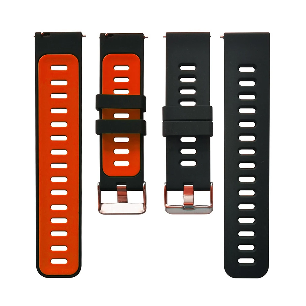 22mm Silicone Strap for Huami Amazfit Pace Stratos 3 2 2S GTR 47mm GTR 4/3/2 Smart Watch Band for Amazfit Bip 5