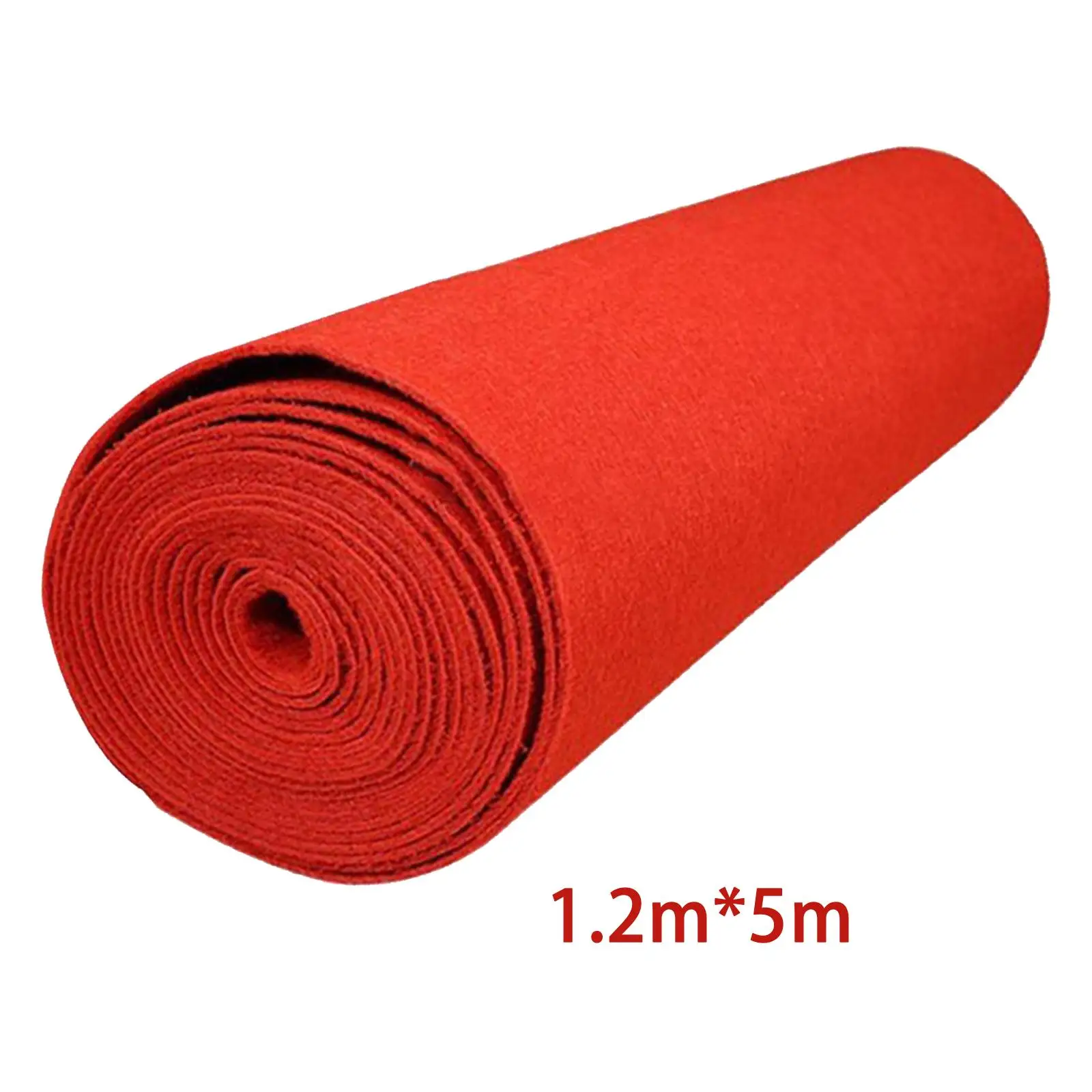 Red Carpet Aisle Runner Portable Sturdy Practical 1.2 Meter Wide Red Aisle Runner for Exhibition Engagement Holiday Party Event