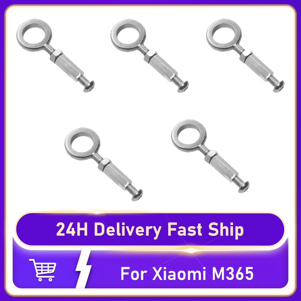 

1 5 15PCS Shaft Locking Buckle Assembly with Pull Ring Screws Folder Hook For Xiaomi M365 Fastening Screw Electric Scooter Parts