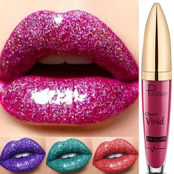 15 Colors Shiny Lip Gloss Waterproof Diamond Glitter Liquid Lipstick Long Lasting Pearl Women Sexy Lips Tint Makeup Lip Glaze