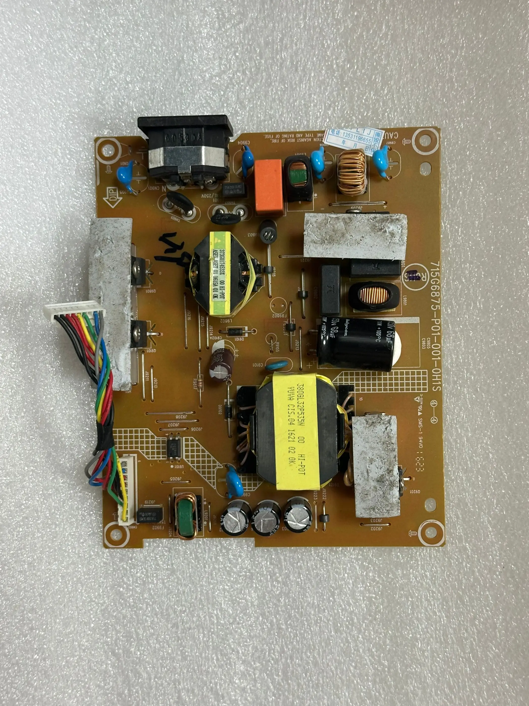 

Original U2515Hc power supply board 715G6875-P01-001-0H1S