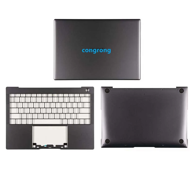 LCD Back Cover/Palmrest Upper Cover/Bottom Cover For Huawei Matebook X Pro MACH-W19 MACHR-W19 MACHC-WAH9LP MACHC-WAE9LP Gray