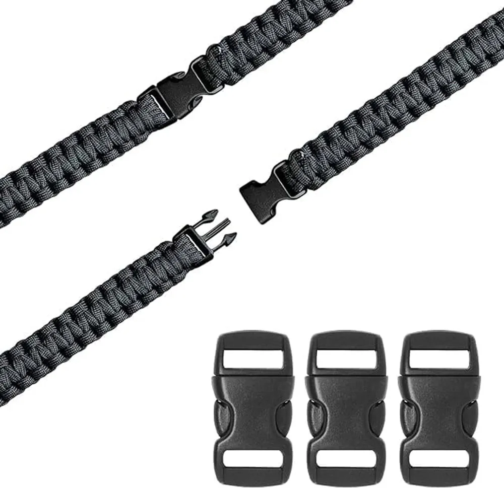 13 sztuk/paczka 3/8 "(10mm) kolorowe wyprofilowane boczne mini klamry klamra paska do bransoletki Paracord — zdjęcie 5