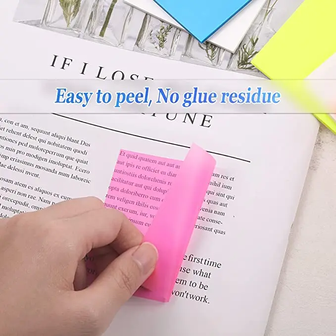 

10 Pieces Sticker Note Reusable Rectangular Notepad Message Reminder