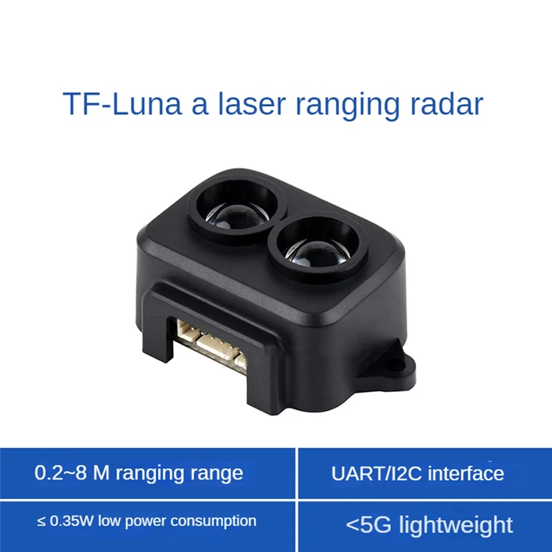 New Tf-Luna Lidar Range Sensor Module 8M Range Low Power Tof Range Principle