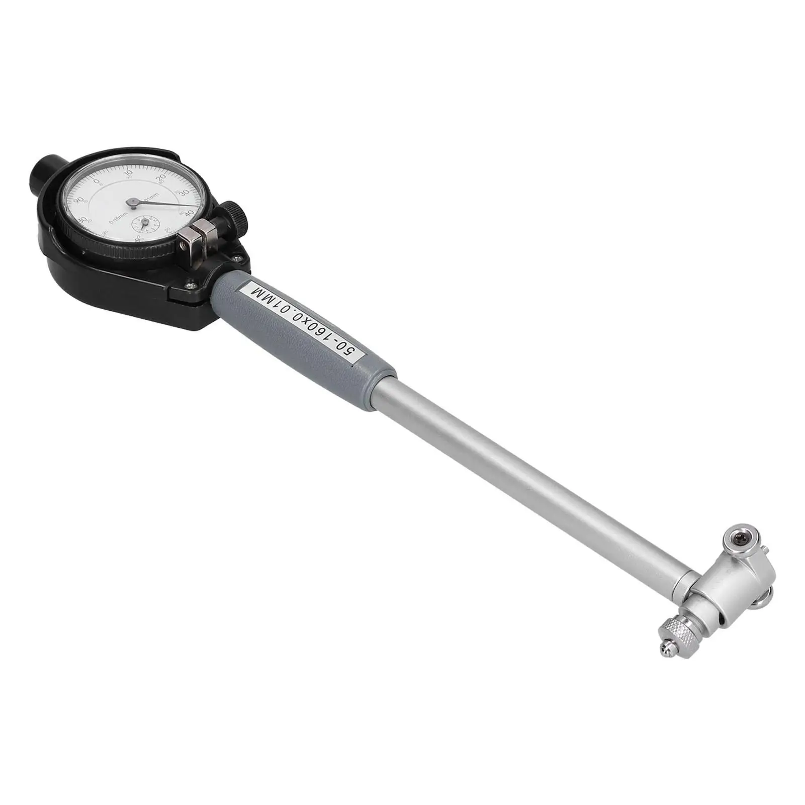 Conjunto de indicadores de discagem de micrômetro digital Kumpas 0,01 mm Ferramenta de medição de liga de alumínio Faixa de 50 a 160 mm