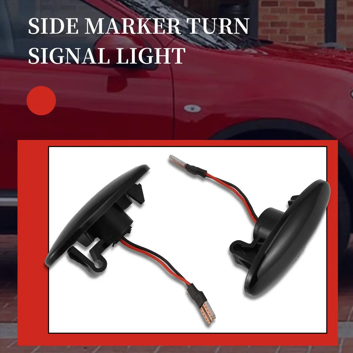 

LED Fender Side Marker Turn Signal Lights for Nissan Qashqai Dualis Main in Car Light