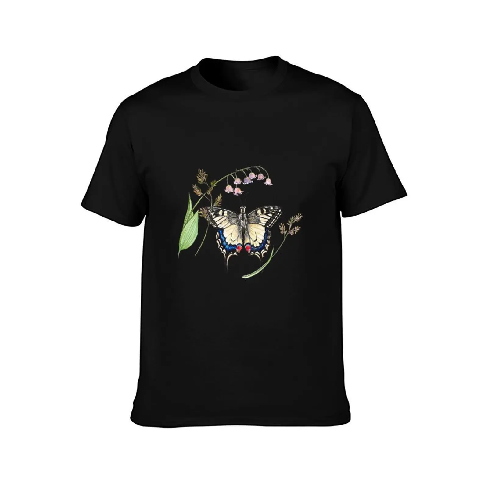 Swallowtail butterfly T-Shirt Sweat Absorbing Sports Tee Shirt T-Shirt