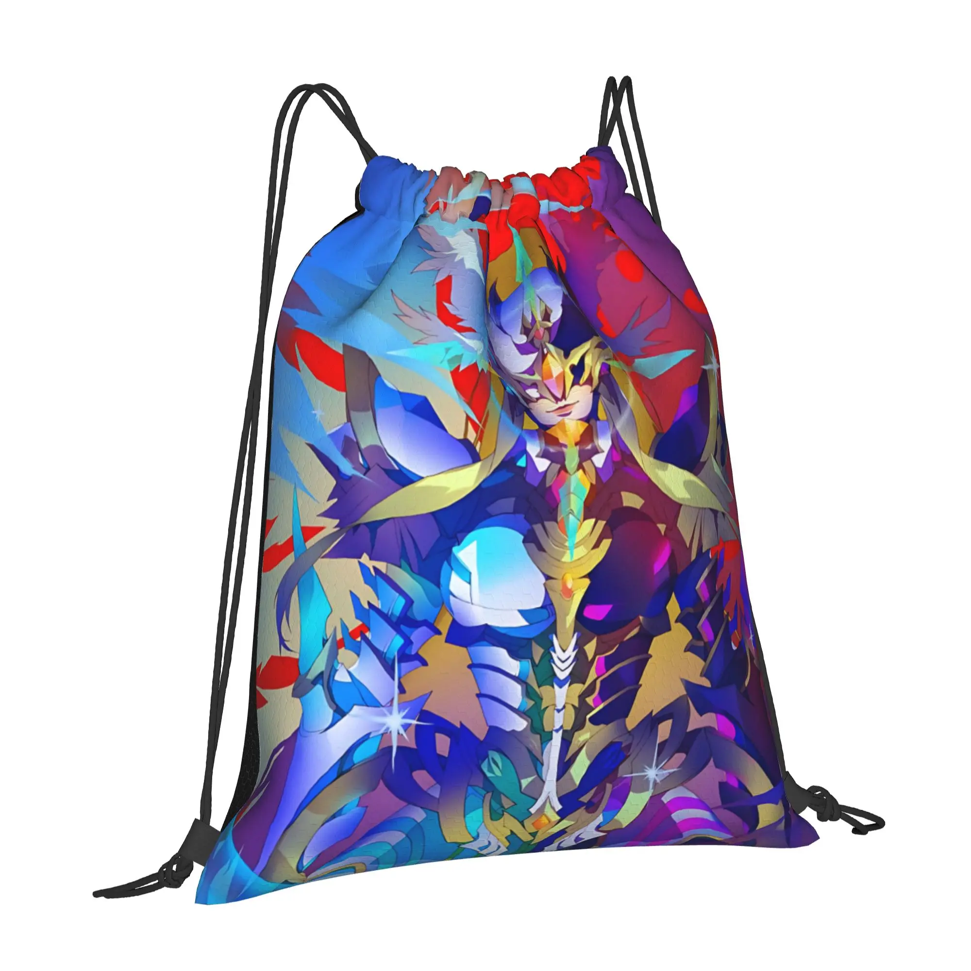sports Pouch Digital Monster  Portable Sports Drawstring Bags Riding Backpack Gym Clothes Storage Backpacks