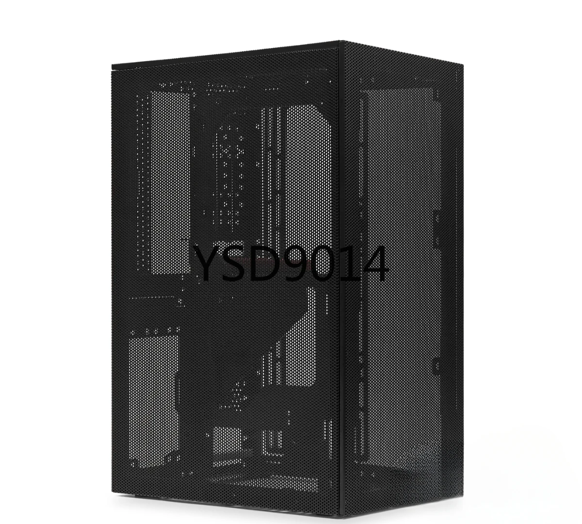 For Meshroom S V2 without graphics card extension cable ITX desktop chassis, 4-slot mesh graphics card 280 water-cooled