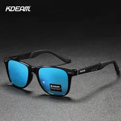 KDEAM Aluminum Magnesium Polarized Sunglasses Men Women Night Vision Enhancement Driving Glasses Men's Outdoor Casual Sunglass