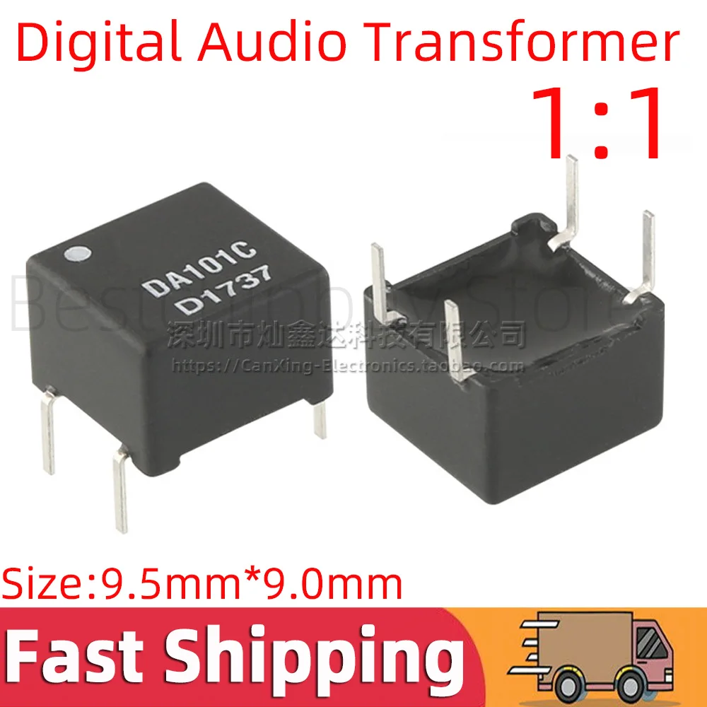 DA101C Digital Audio Data Transmission Transformer Ratio 1:1 Isolation Isolator Transformer Replace PE65612 DV709