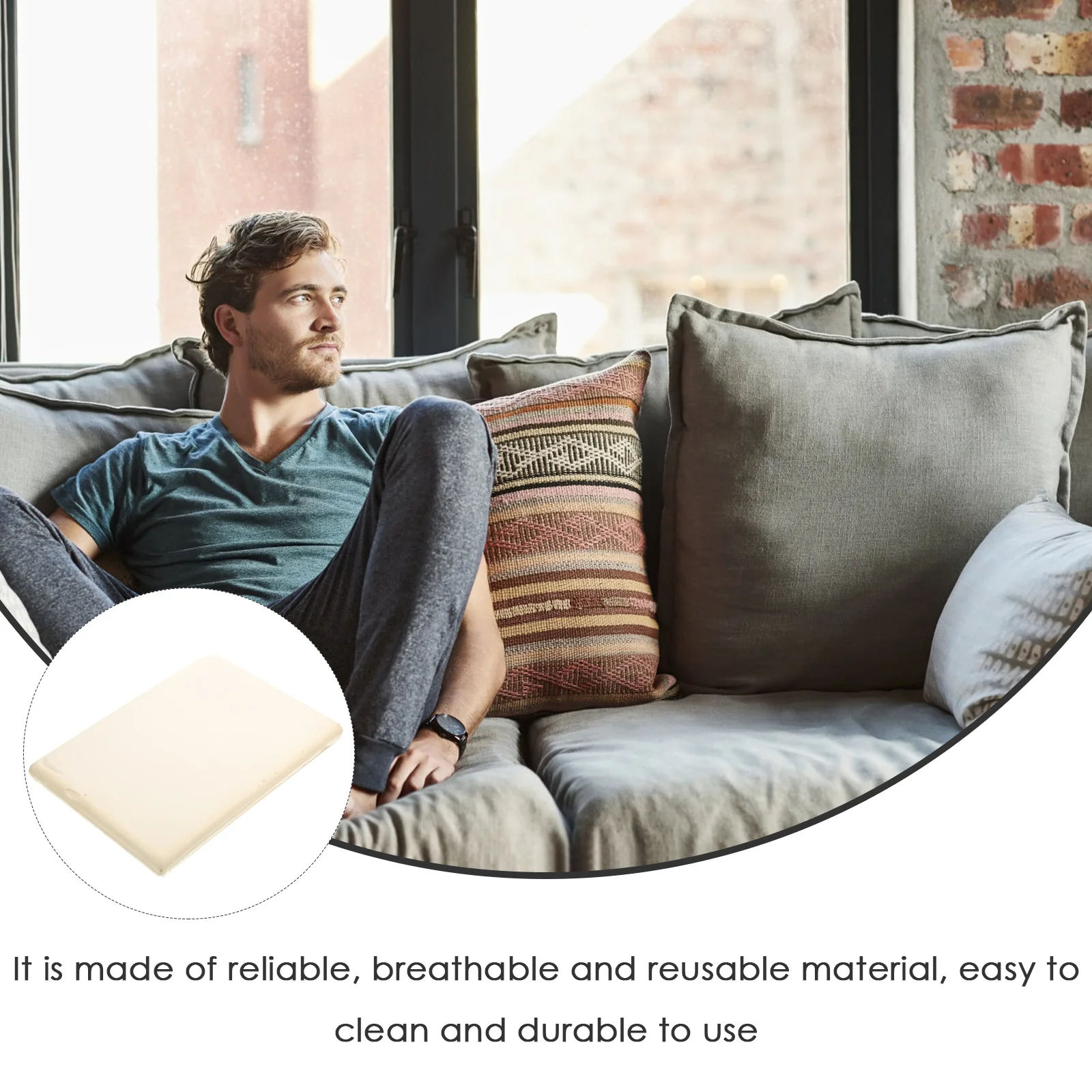 

Breathable Memory Foam Seat Office Chair Inner Pad Comfortable Sponge Replacement Cushion for Sofa and Computer