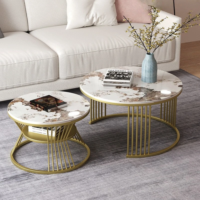 

Modern Coffee Table Center Bedroom Side Round Design Nordic Living Rcoom Makeup Floor Table Frames Meuble De Salon Furnitures