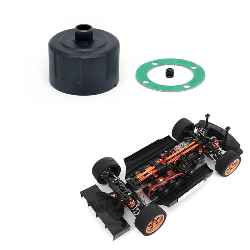 Casing Diff perumahan diferensial bnvn-8505 untuk ZD balap EX-07 DBX-07 EX07 DBX07 1/7 suku cadang Upgrade mobil RC Aksesori suku cadang