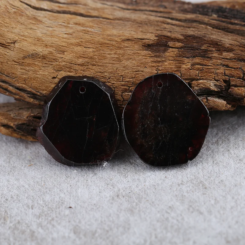 

Натуральные гранатовые бусины неправильной формы для изготовления украшений, бусины из натуральных камней ручной работы