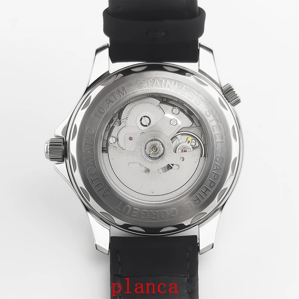 Custom Logo 41mm automatic mechanical watch men's business high-end luxury waterproof watch luminous calendar display watch