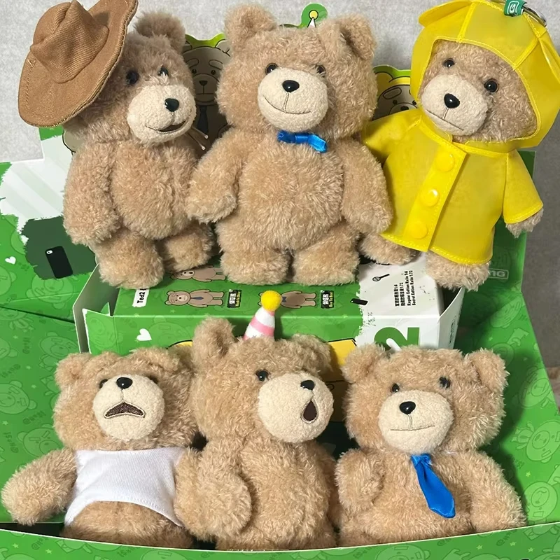 

Ted2 Plush Pendant Series Blind Box Mystery Box Kawaii Teddy Bear Trendy Backpack Decoration Toys Customized Toys For Kids Gift