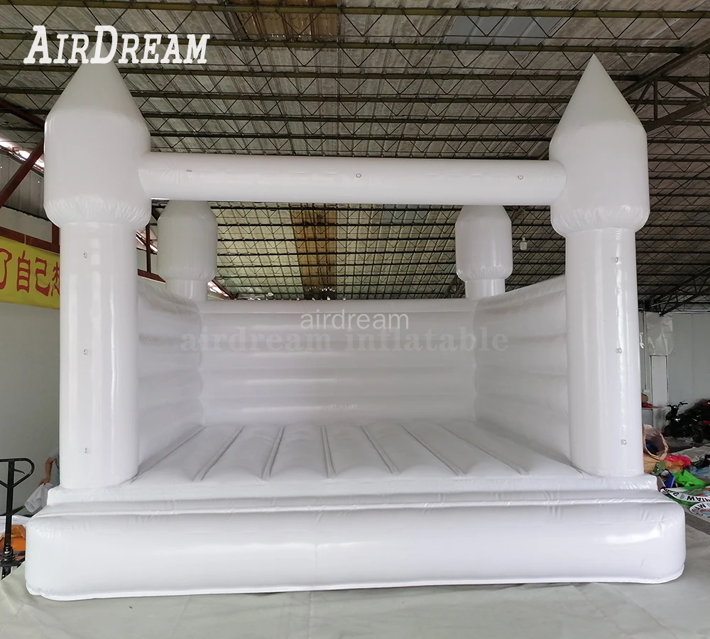 Castelo de salto inflável para adultos e crianças Castelo Bouncy branco Casa de casamento Best Selling