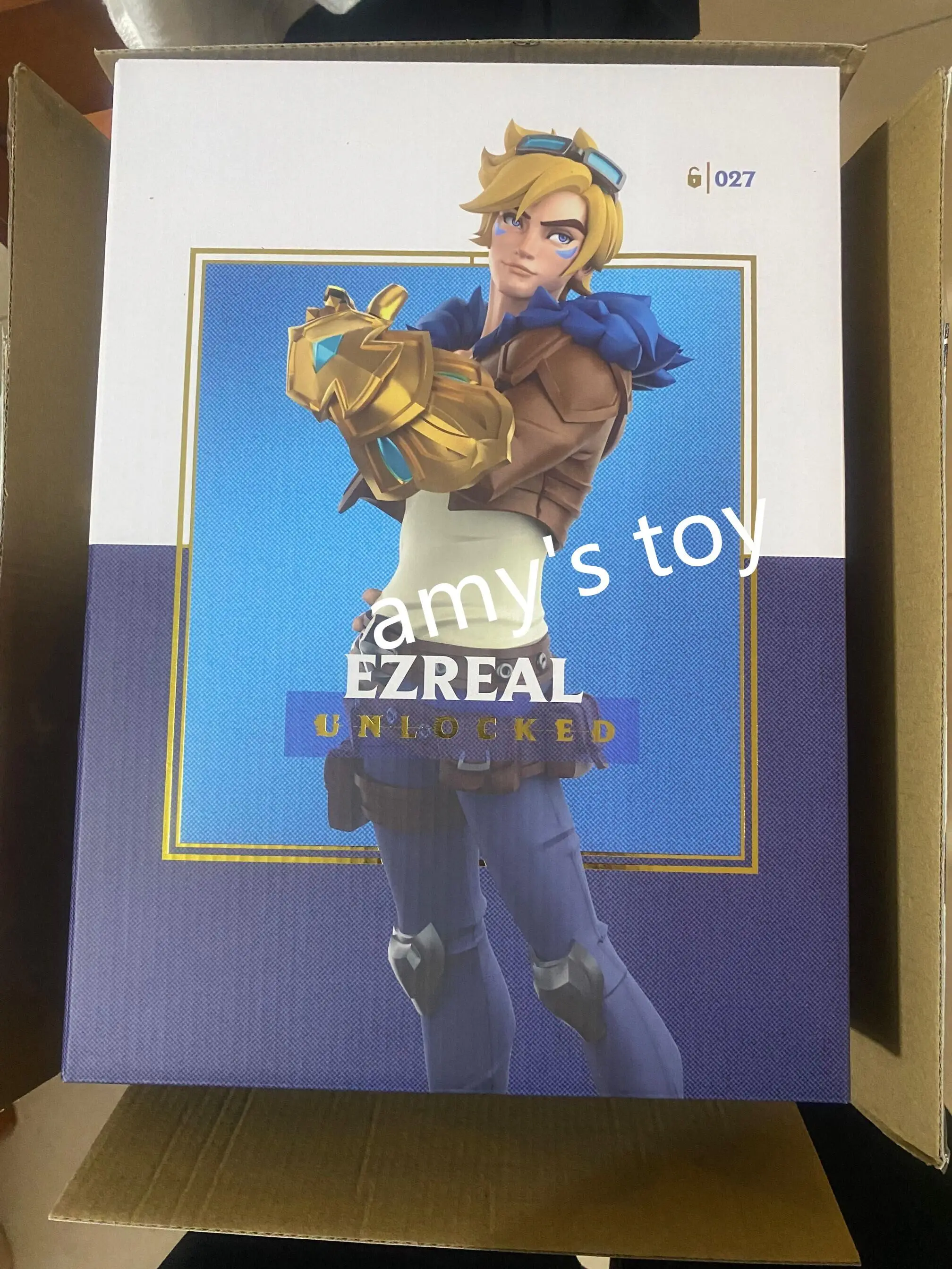 

In Stock LOL EZREAL UNIOCKED EZ Medium Sculpted Collectible Game Figure