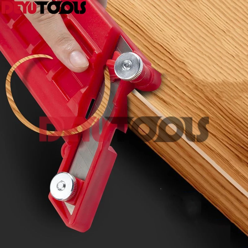 4 in 1 Woodworking Dual-Purpose Edge Trimmer Manual Rounded Right-Angle Chamfering Artifact PVC Panel Furniture Scraper