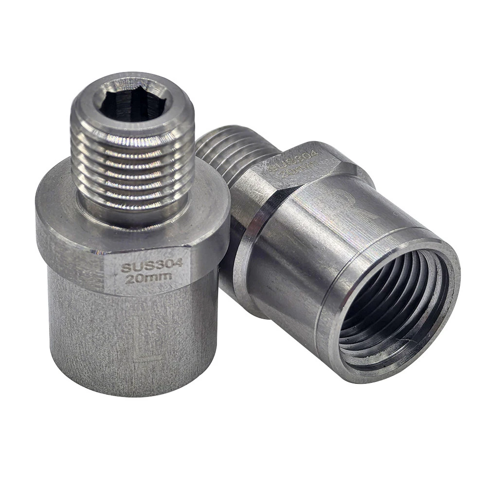 AliExpress MUQZI 1Pair Stainless Steel Bicycle Pedal Adapters For 9/16 Inch (14mm) Pedals And 1/2 Inch (12mm) Cranks Bicycle Accessories