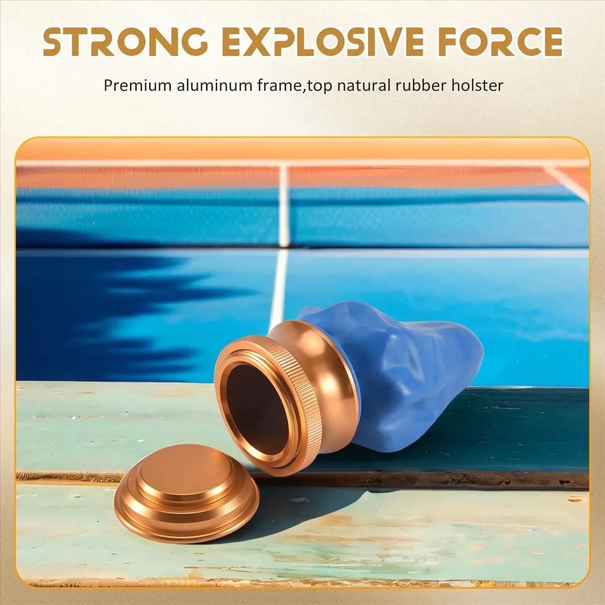 M87K لعبة ألومنيوم خارجية جديدة، جيب قوي، أداة كأس المنجنيق للصيد #1