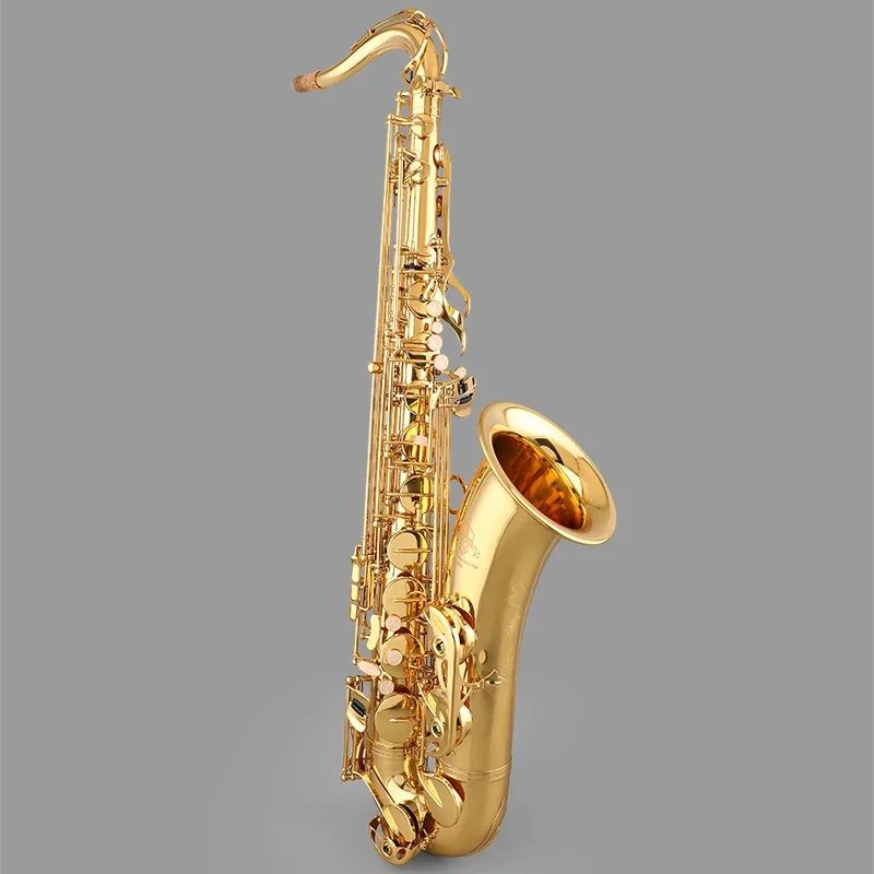 ATS-300 brass Good Quality High Grade Tenor Saxophone for Students Factory Price Case Yellow Gold Accessories Set ALEX