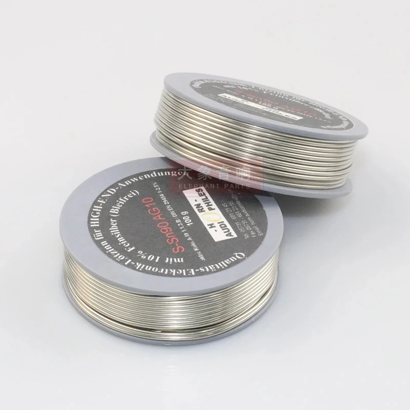 New German AG High-End Audio Fever Grade Silver Tin Wire With Silver Content Of 10% And 14% Solder Sound Balance