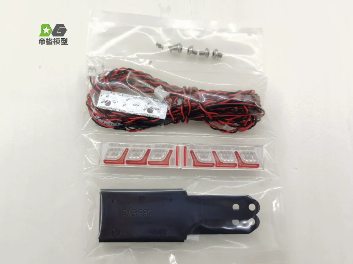 Dige Modell LED Simulations-Metallrücklicht für 1/14 Tamyia RC-Truck für Scania Man 620 1851 3363 56352 DIY-Teile RC-Zubehör – Detail 7