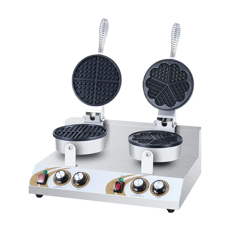 

Commercial electric double-headed heart-shaped egg machine