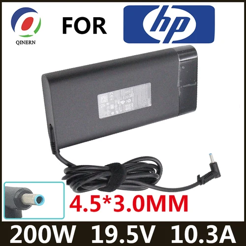 Adaptador de corriente para ordenador portátil de CA, 19,5 V, 10,3 A, 200W, para HP ZBook 17 G5 Series, HP Laptop 15-dc0000 Series,TPN-DA10, L00818-850, L00895-003