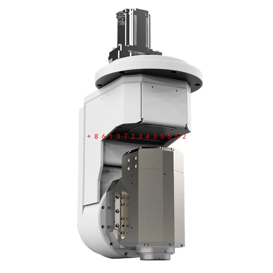 12kw 5-axis machining center-HSK63F water-cooled ATC spindle motor AC rotation axis double swing head HQD Hanqi