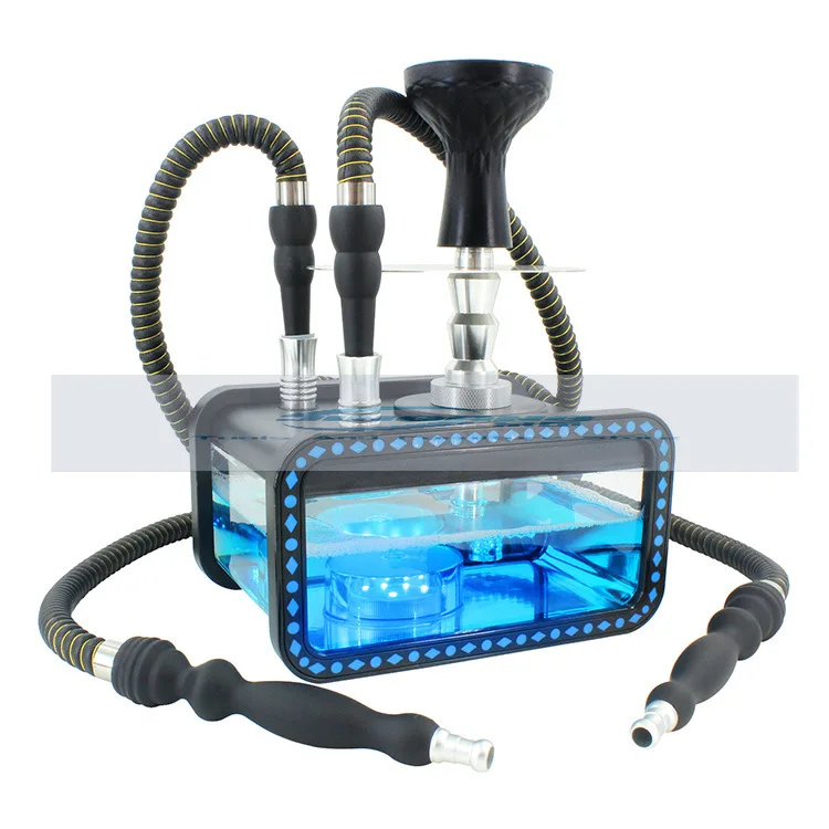 

Acrylic hookah led hookah, Arabic double, bar pipe, full set