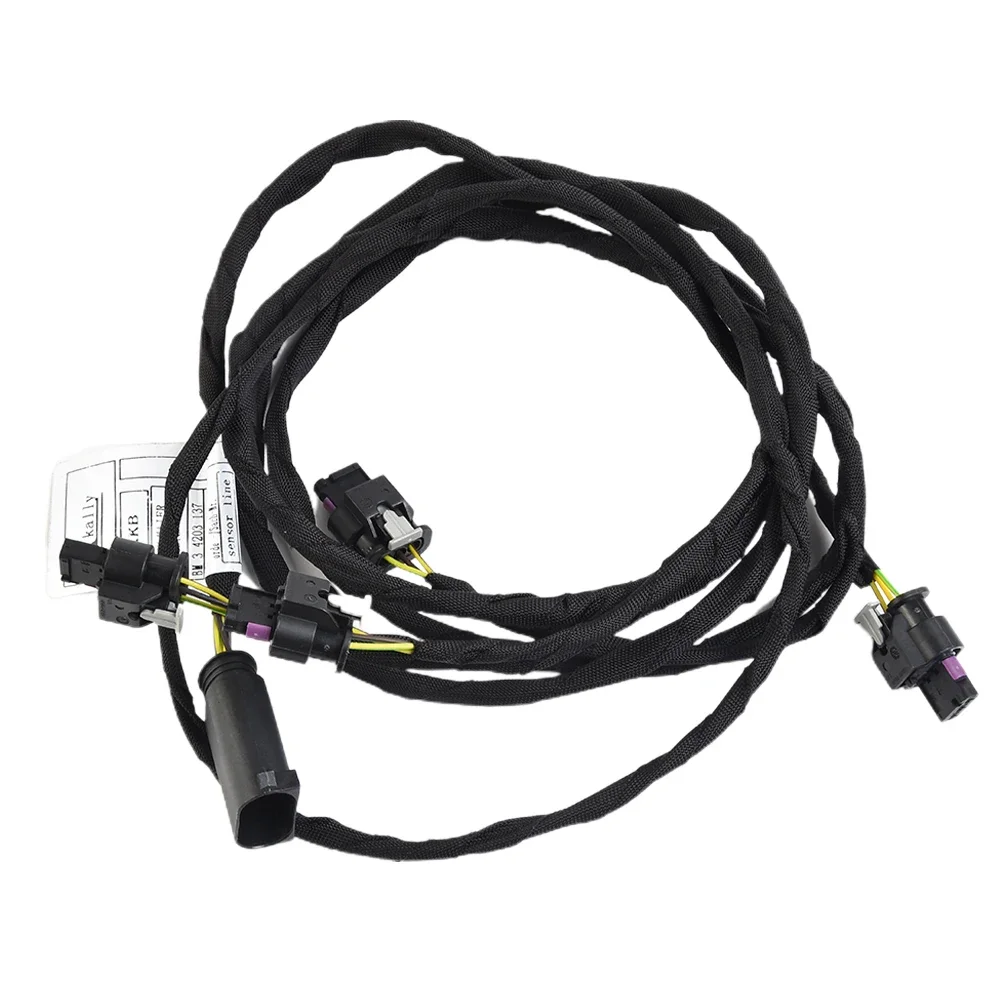 High Quality Practical To Use Parking Sensor Wiring Harness Plastic + Metal 1 Pcs 61129313607 Accessories Black