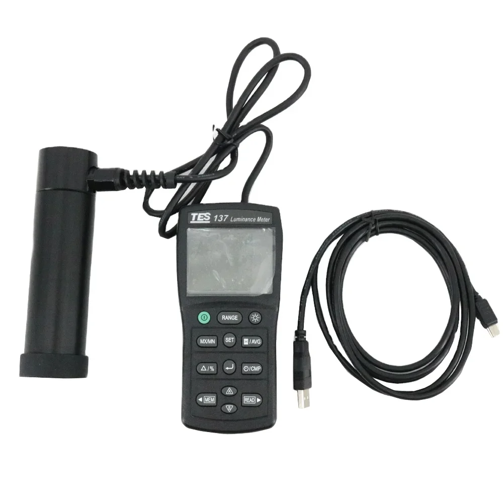 TES-137 Digital Luminance Meter Lux Meter With Dual Display TES137 4-Digit LCD