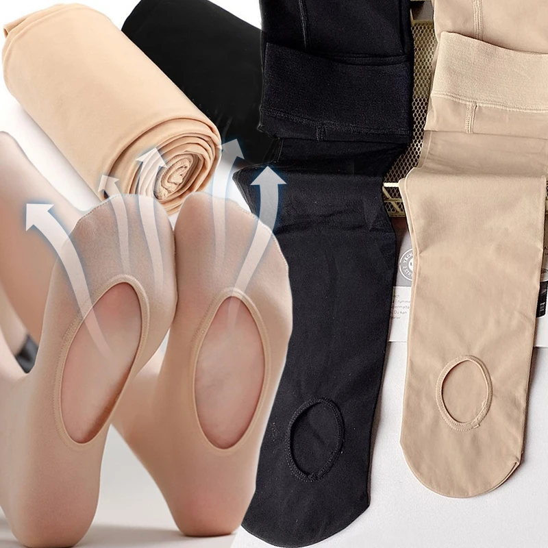 Lazy Free Design High Waist Pantyhose Non-slip Upgrade Abdominal Shaping Slimming Tights Women Water Gloss Fabric Stovepipe Sock