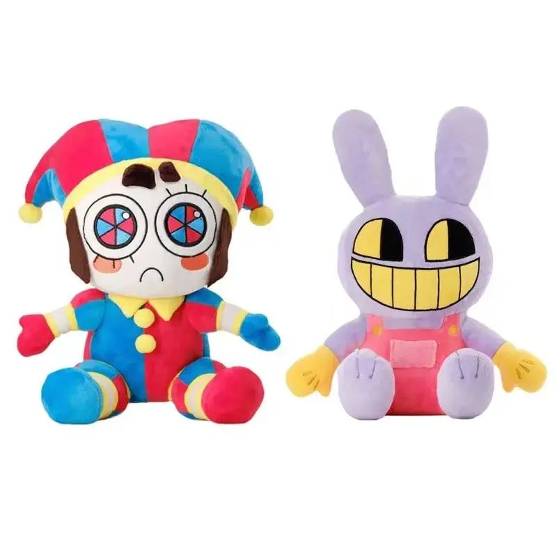 De Verbazingwekkende Digitale Circus Pomni Jax Pluche Cartoon Plushie Speelgoed Theater Konijn Pop Knuffels Kinderen Kerst Kids Cadeaus