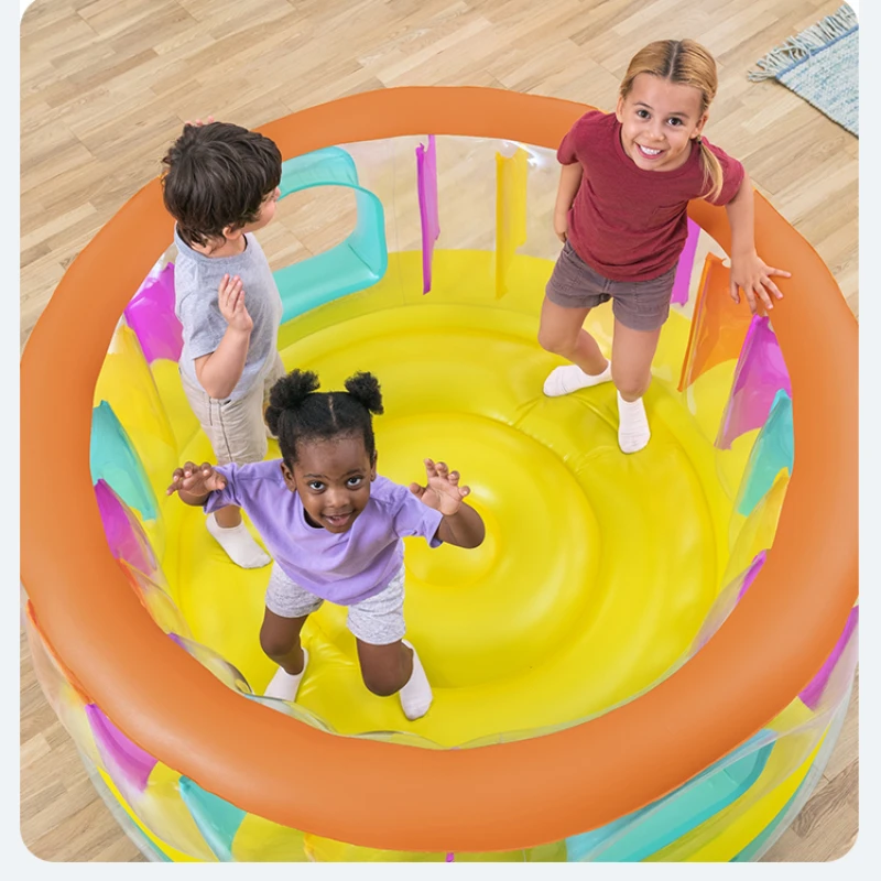 Children's Inflatable Castle Indoor Small Household Trampoline Child Baby Inflatable Toys Trampoline