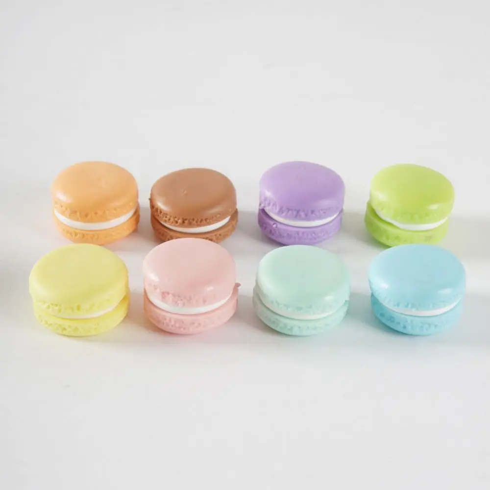 French Dessert Faux Macaron Model PVC Desserts Props Simulated Macaron Model Artificial Pretend Play Fake Food Toys Bakery Shop