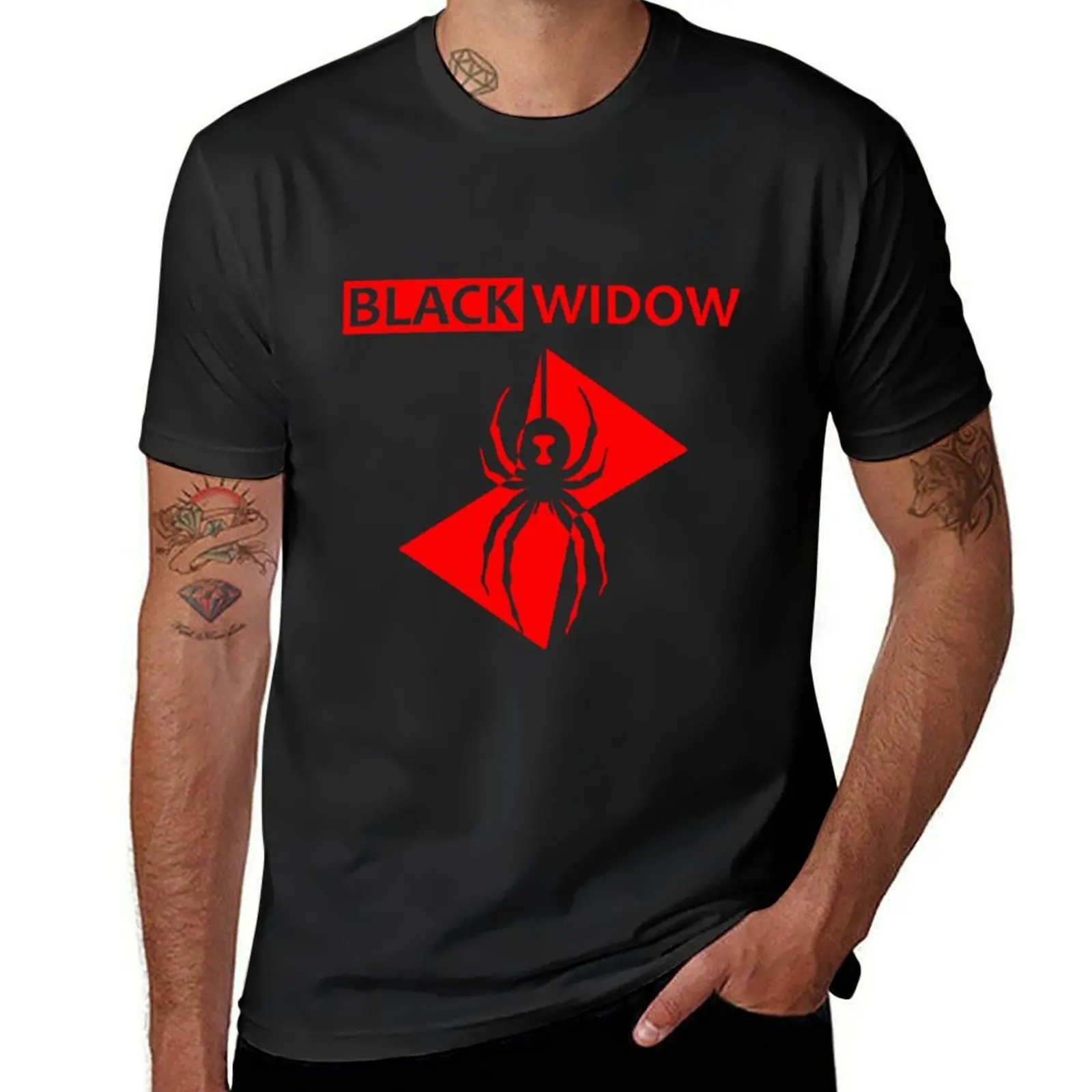 Black Widow Spider| Perfect Gift T-Shirt hippie clothes aesthetic clothes T-shirts for men cotton