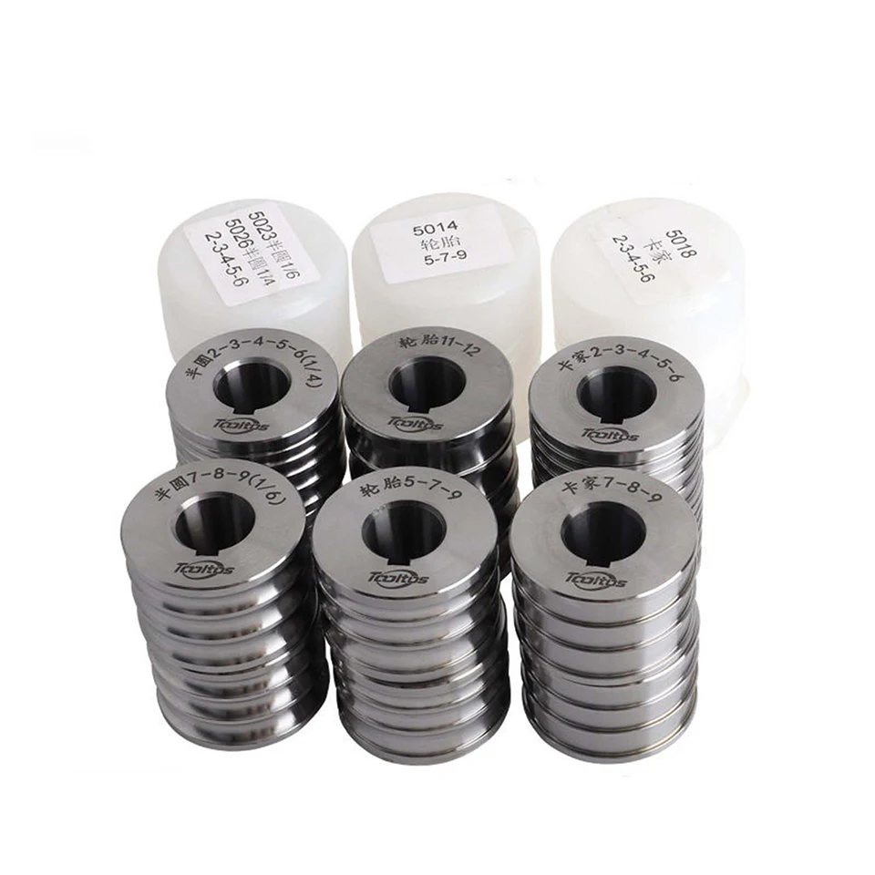 Rolling Mill Auxiliary MOLDS for Bracelet Rolling Machine Round Oval Flat Profiles