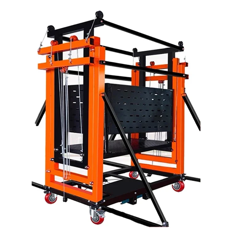 

5M Electric Scaffolding Load Bearing 300-500KG Mobile Automatic Lifting Platform Remote Control Folding Decoration
